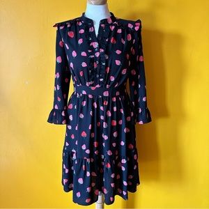 Kate Spade Tossed Berry Shirtdress - Size 4